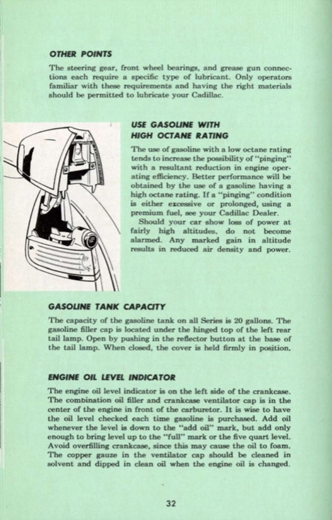 1953 Cadillac Owners Manual Page 8